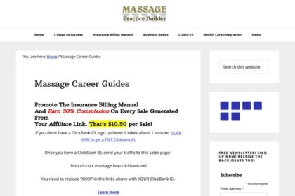 Therapeutic massage Follow Builder: Ebooks