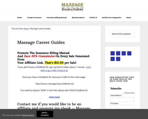 Therapeutic massage Follow Builder: Ebooks