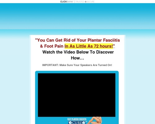 Quick Plantar Fasciitis Treatment&commerce;