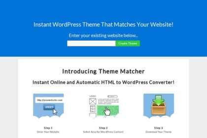 Immediate Wordpess Theme To Match Your Current Web site Design!