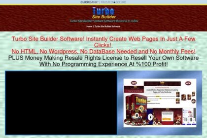 Turbo Website Builder Software program | Resale Rights