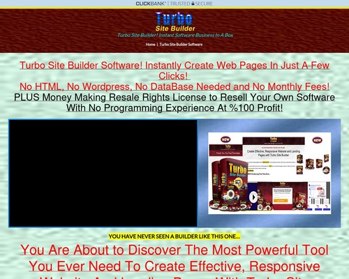 Turbo Website Builder Software program | Resale Rights