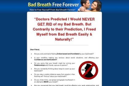 Unhealthy Breath Free Eternally – The 100% Pure Treatment For Unhealthy Breath!