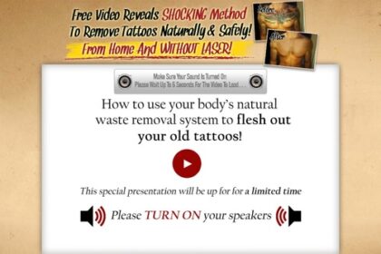The Laserless Tattoo Removing Information &commerce; Free Video Reveals Stunning Technique To Take away Tattoos Naturally and Safely From Residence And With out Laser!