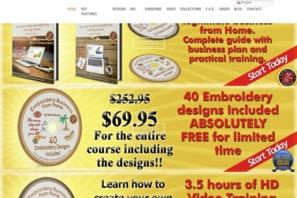 Embroidery Enterprise from House – Enterprise Mannequin and Digitizing Coaching Course