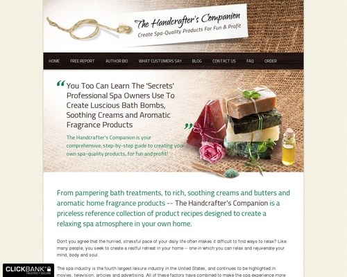 The Handcrafter's Companion – Create Spa Merchandise at Dwelling